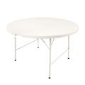 Mesa Plegable Circular Blanca Kanji KJ-CAMPRED01W