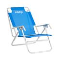 Reposera Plegable Azul Kanji KJ-CAMPSIL01