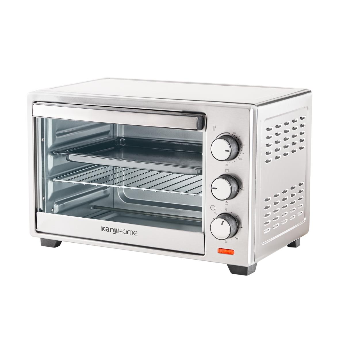 Horno Eléctrico 28L Silver Kanji Home KJH-HE280011600S-S