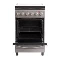 Cocina Eléctrica 50×50 Inox Kanji Black KJH-EKX001V