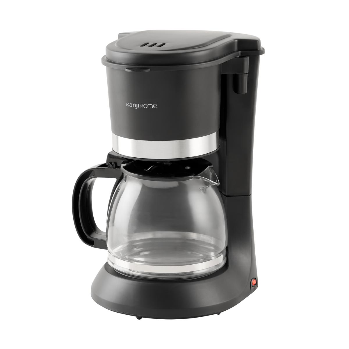 Cafetera Eléctrica 12 Tazas Negra Kanji Home KJH-CMF0800S01