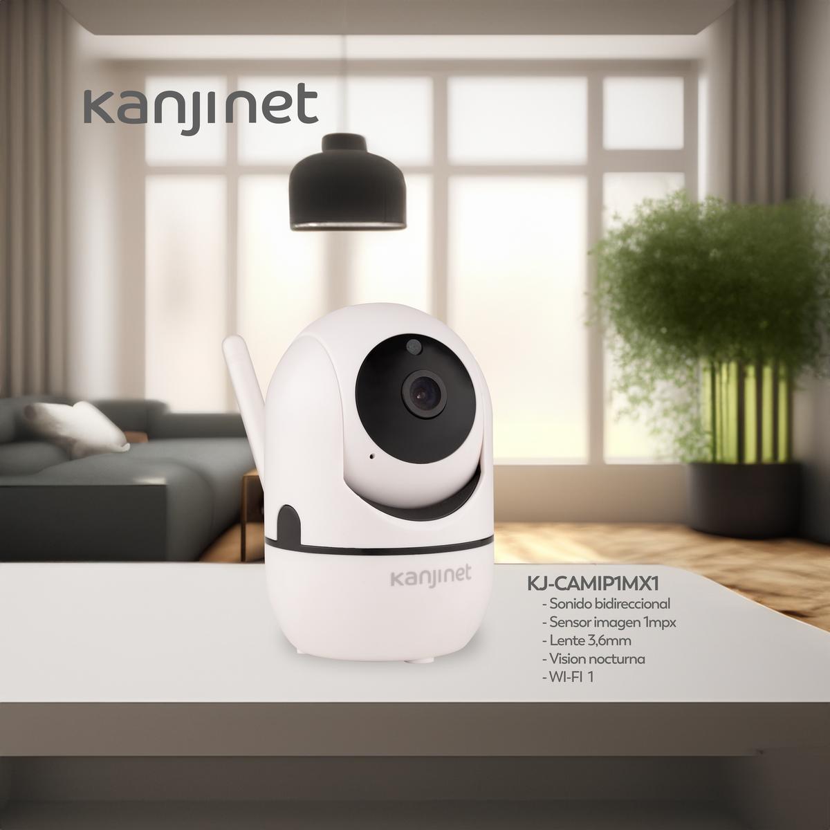 Cámara IP 1 Antena Blanca Kanji KJ-CAMIPIMX1