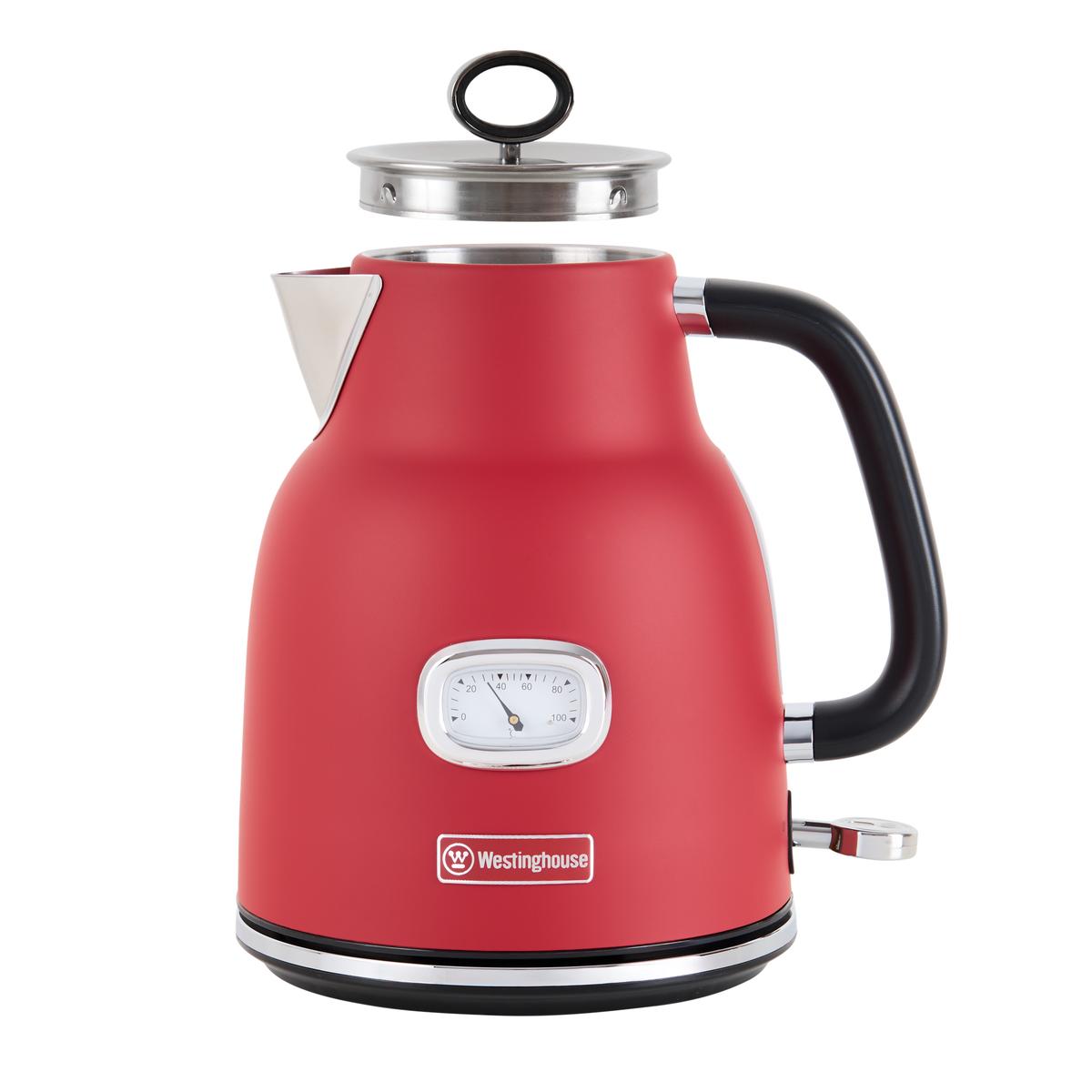 Pava Eléctrica 1,7L Retro Roja Westinghouse WH-PE22001S