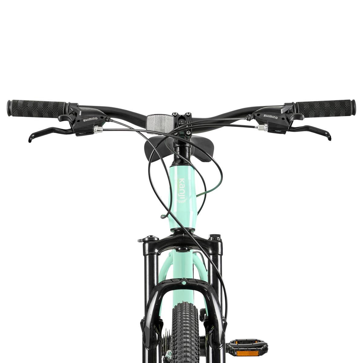 Bicicleta Mountain Bike Rodado 29" Verde Kanji On Wheels KJW-29ALUWOM-WG