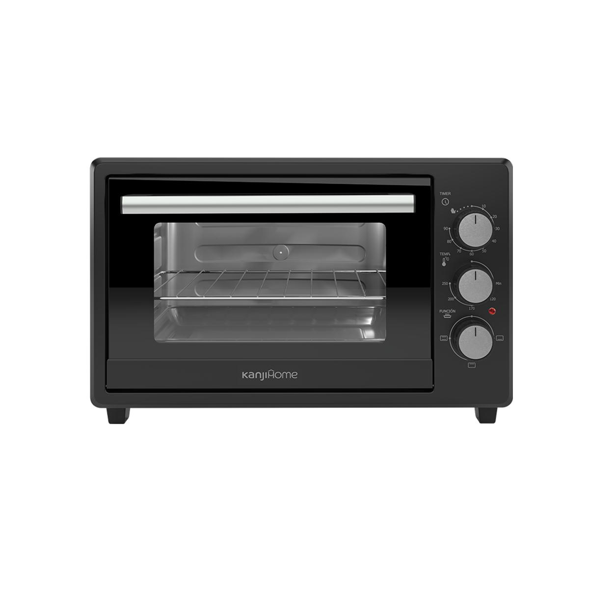 Horno Eléctrico 25L Negro Kanji Home KJH-HETR2T01