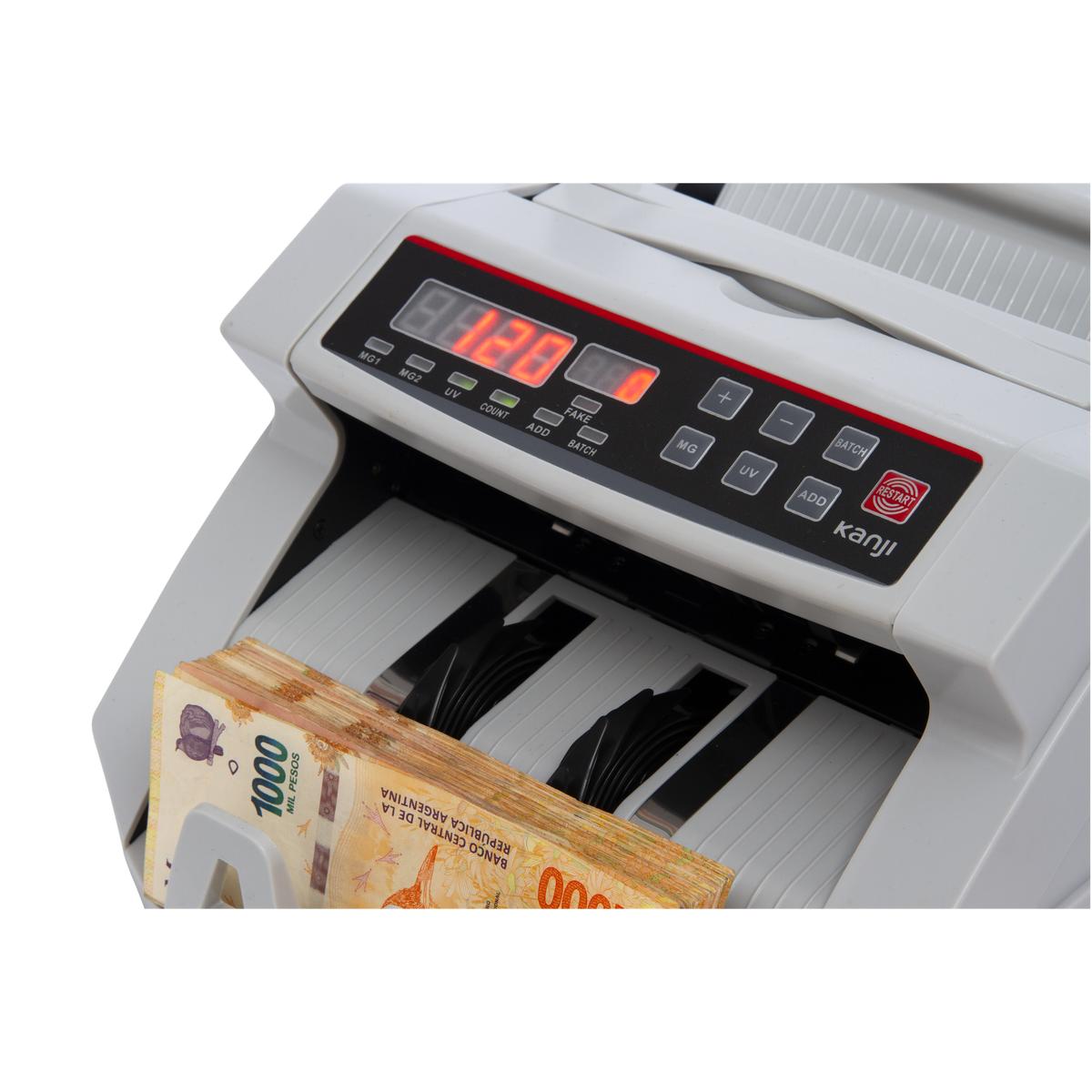 Contadora De Billetes Gris Kanji KJ-CB01