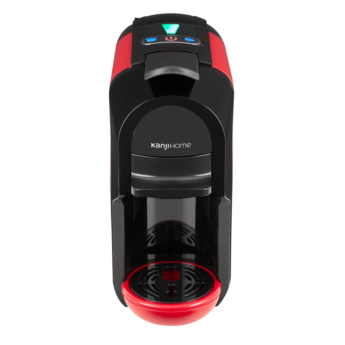 Cafetera Multicápsula Latte Roja Kanji Home KJH-CM1500NC01