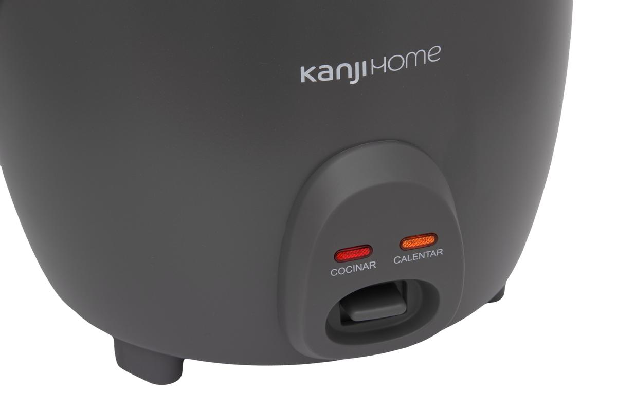 Arrocera 1,8L 2 En 1 Gris Kanji Home KJH-ARRVAPRD