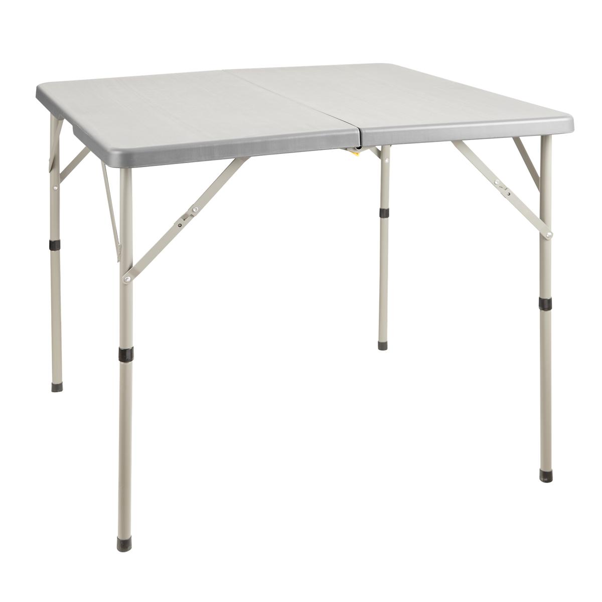 Mesa Plegable Cuadrada Gris Kanji KJ-CAMPMC01G