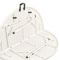Mesa Plegable Circular Blanca Kanji KJ-CAMPRED01W
