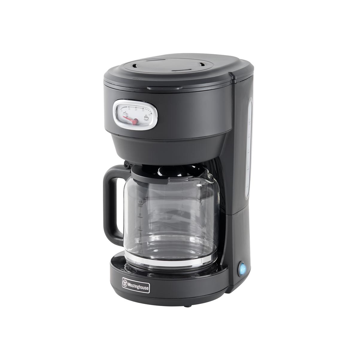 Cafetera Eléctrica Retro Negra Westinghouse CAF-CMF1000S03