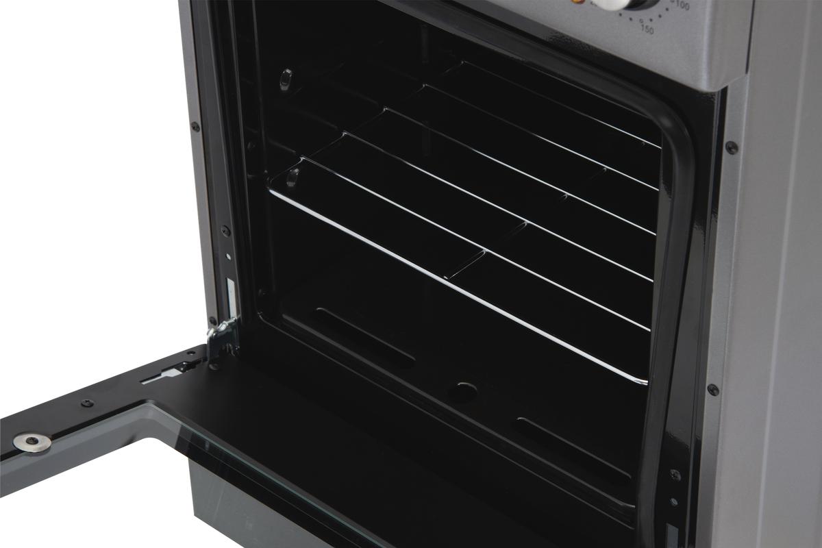 Cocina Eléctrica 50×50 Gris Kanji Black KJH-EKG001V