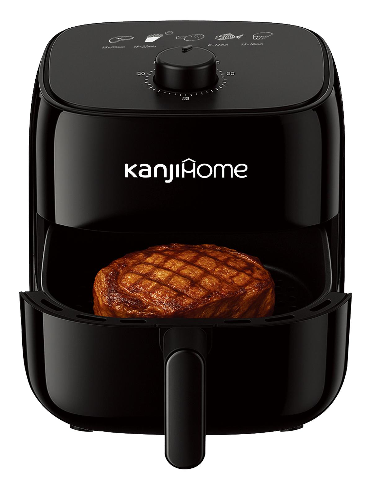 Freidora Por Aire 2,5L Negra Kanji Home KJH-AF0205