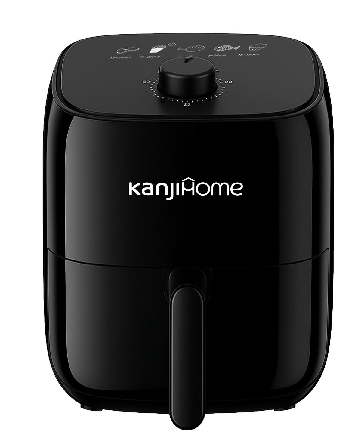 Freidora Por Aire 2,5L Negra Kanji Home KJH-AF0205
