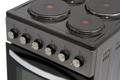 Cocina Eléctrica 50×50 Gris Kanji Black KJH-EKG001V