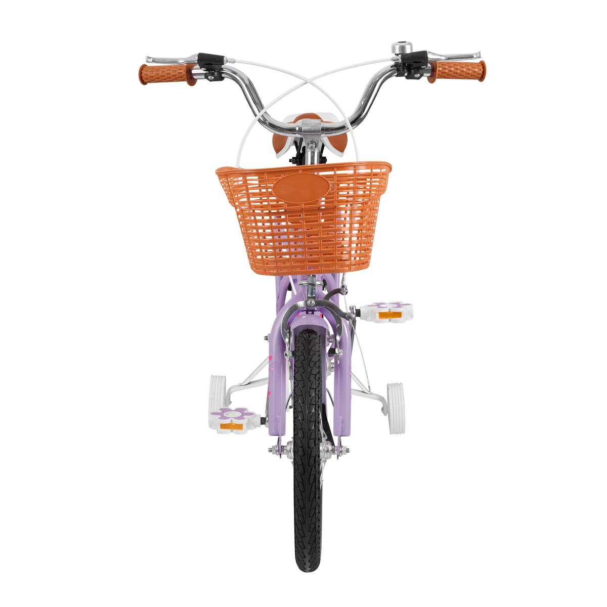 Bicicleta De Paseo Infantil Rodado 16" Violeta Kanji On Wheels KJW-16ACECAN-V