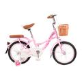 Bicicleta De Paseo Infantil Rodado 16" Rosa Kanji On Wheels KJW-16ACECAN-P