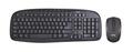 Teclado Y Mouse Inalámbrico Negro Kanji KJ-TECMOUIN005