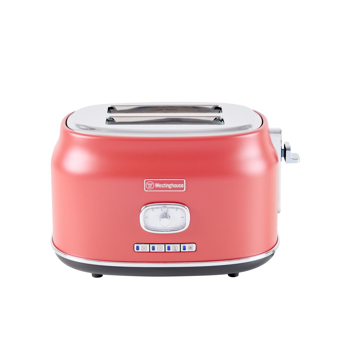 Tostadora Retro Roja Westinghouse WH-TM800-01