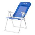 Reposera Plegable Azul Kanji KJ-CAMPSIL02
