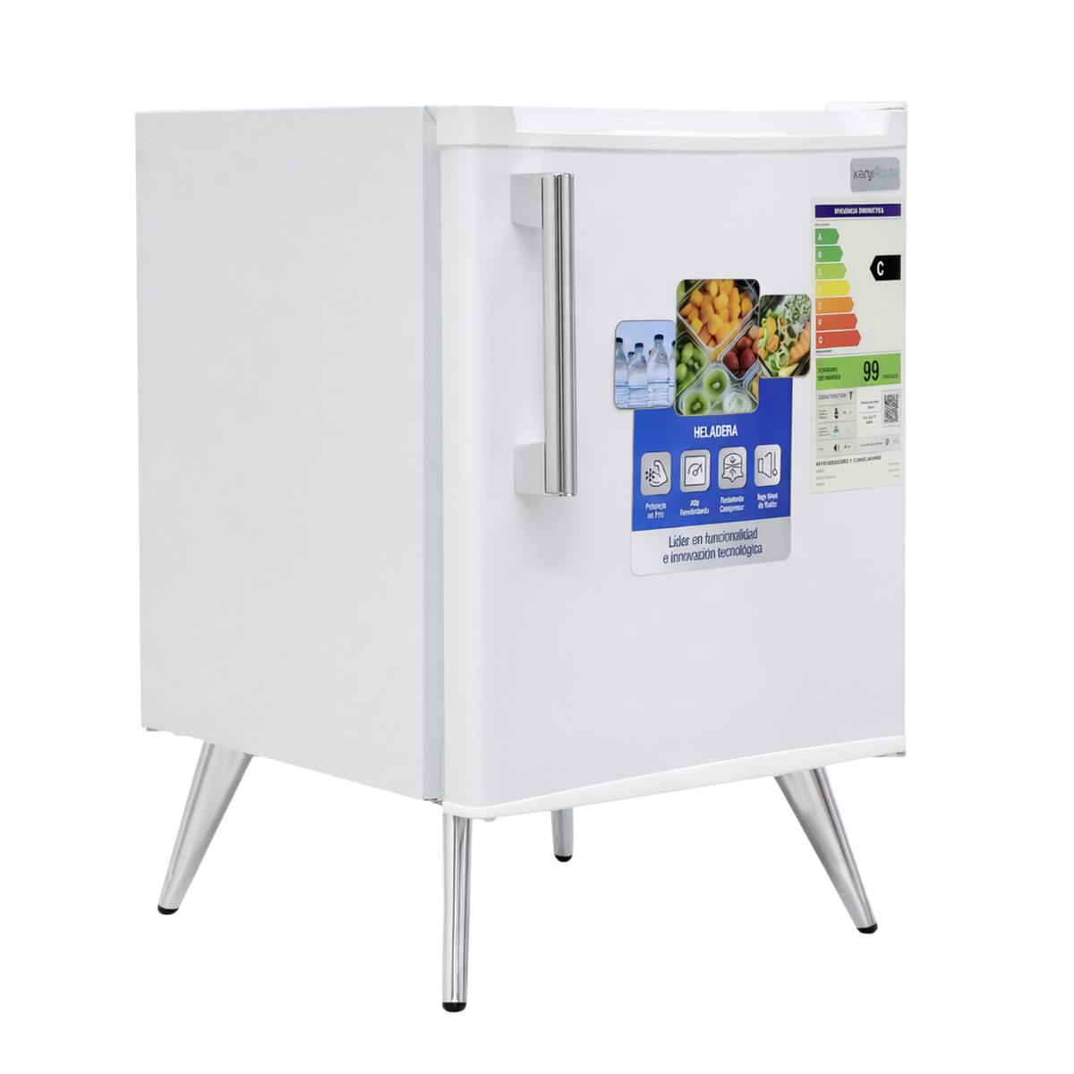 Frigobar Serie 50 Retro Blanco Kanji Home KJH-50VIN-W