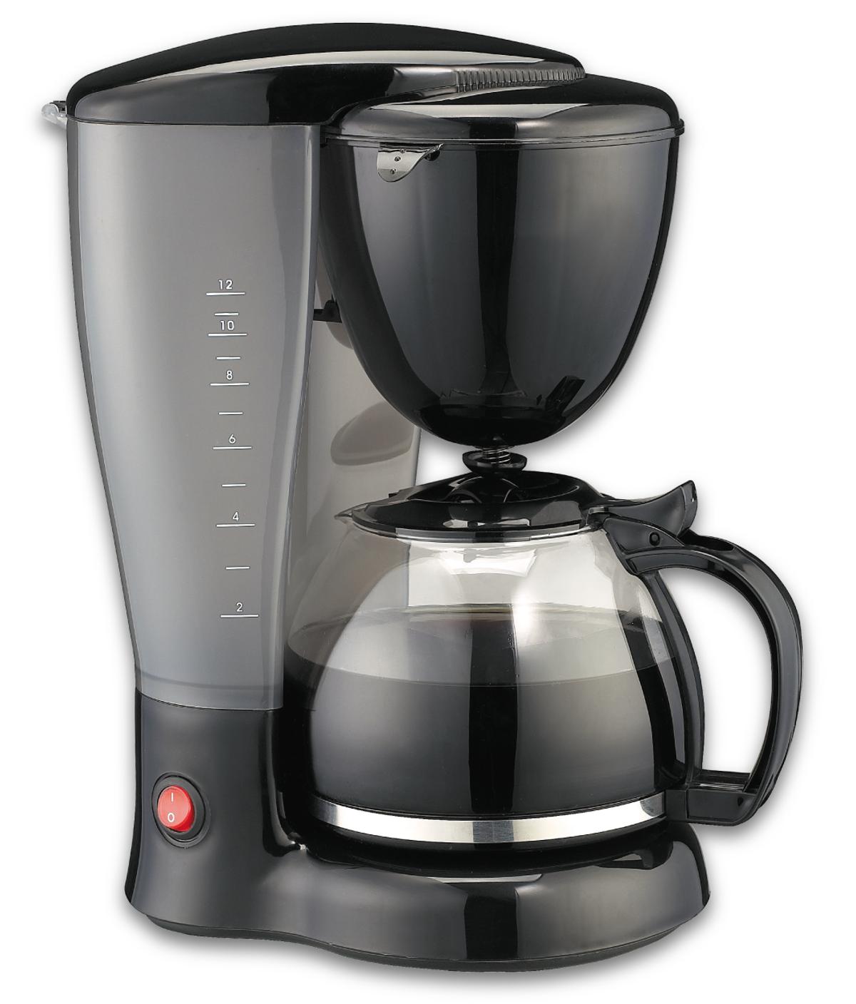 Cafetera Eléctrica 12 Tazas Negra Kanji Home KJH-CMF0800S02