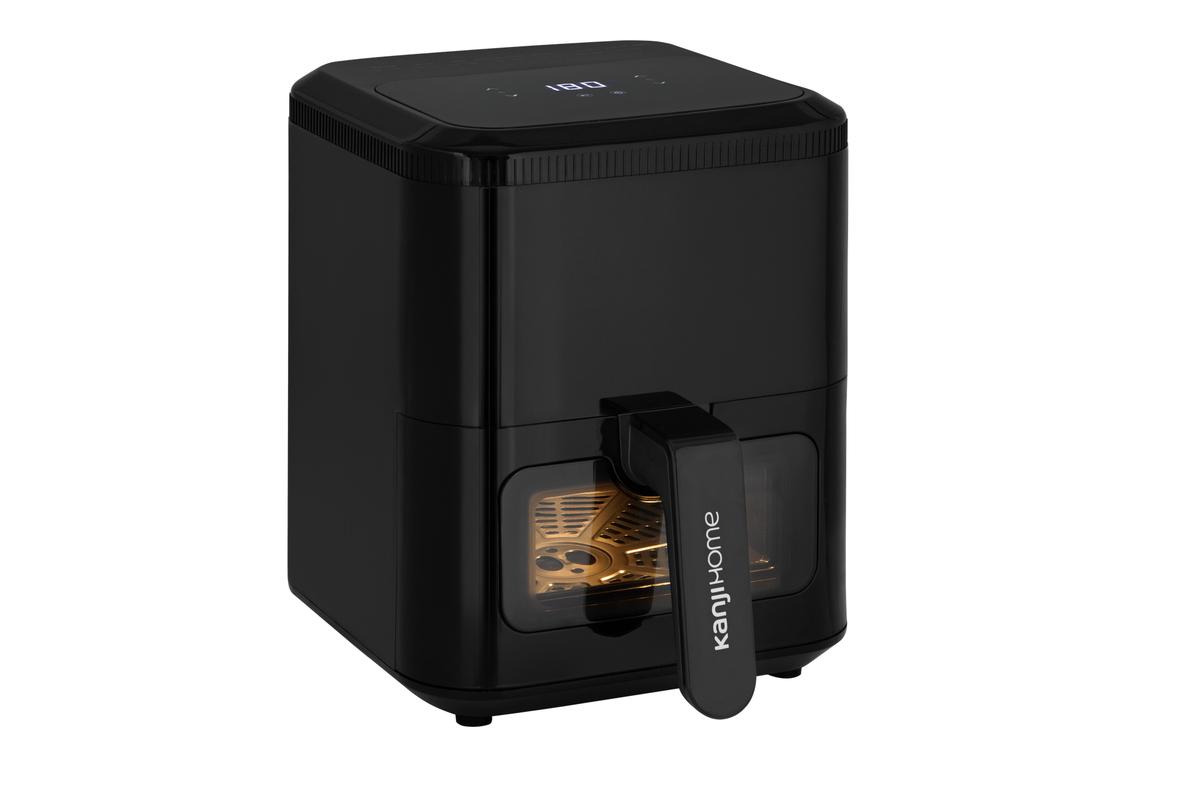 Freidora Por Aire 5L Digital Negra Kanji Home KJH-1400FC