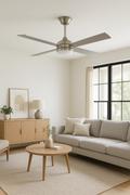 Ventilador De Techo Silver Telefunken VDT-CFWB001SL