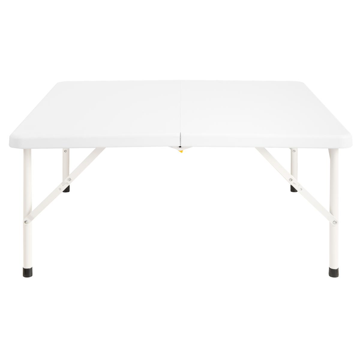 Mesa Plegable Cuadrada Blanca Kanji KJ-CAMPMC01W