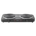 Anafe Eléctrico 2000W Doble Negro Kanji Home KJH-HP2000BDD