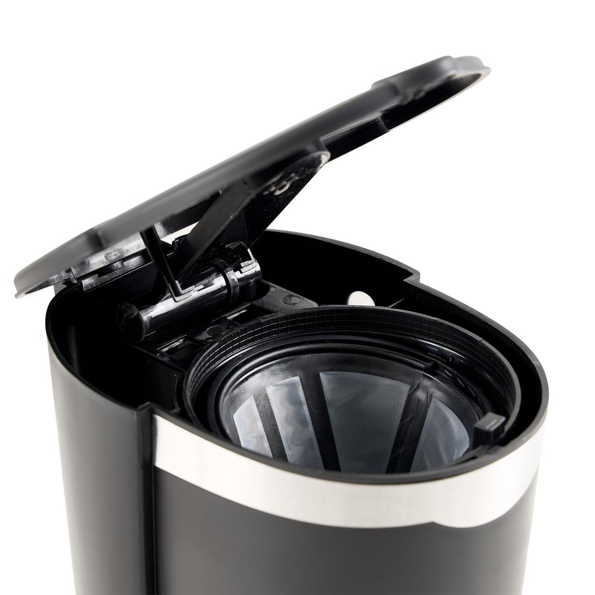 Cafetera Eléctrica 6 Tazas Negra Kanji Home KJH-CMF0800T01