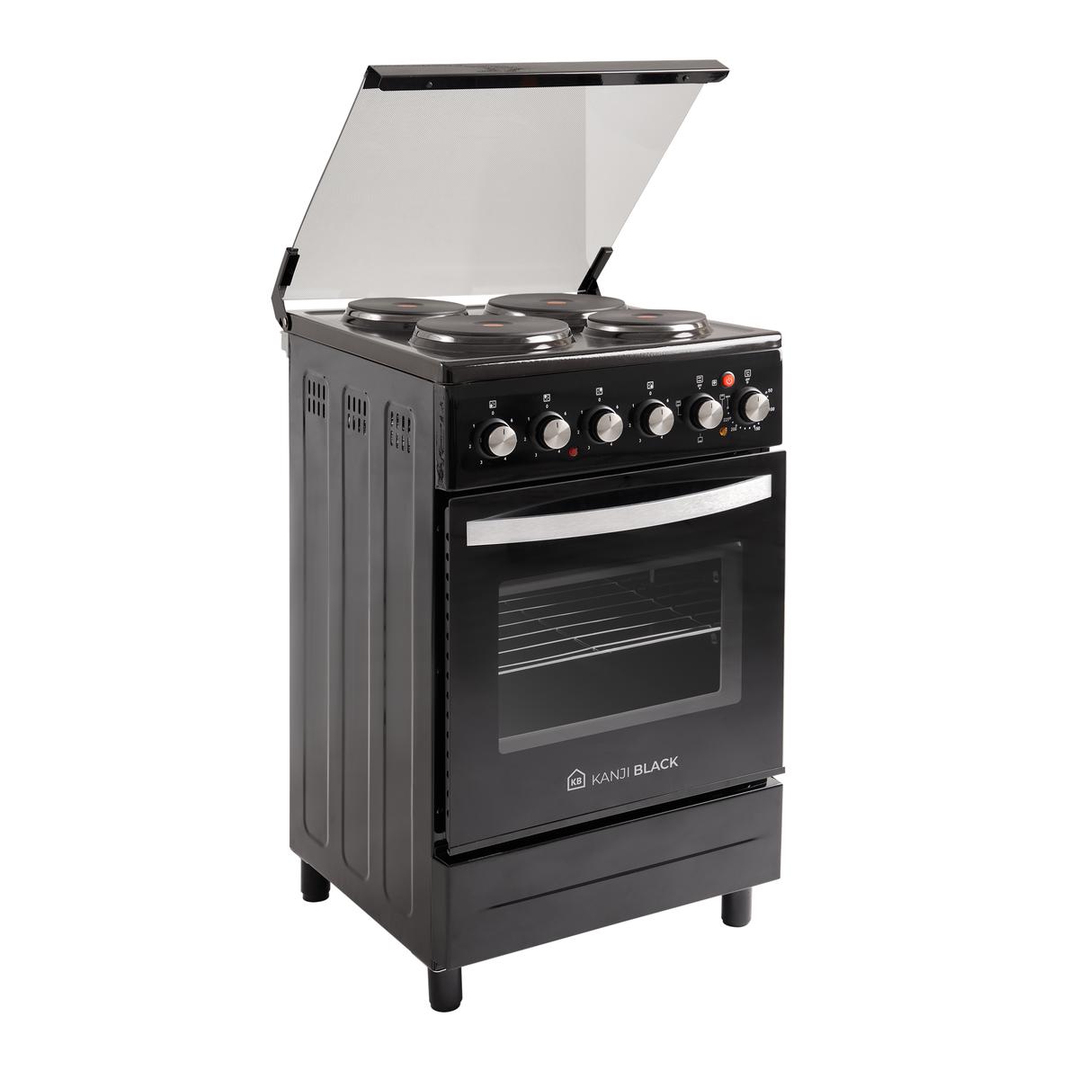 Cocina Eléctrica 50×50 Negra Kanji Black KJH-EKB001V