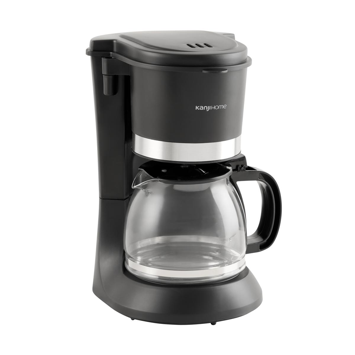 Cafetera Eléctrica 12 Tazas Negra Kanji Home KJH-CMF0800S01