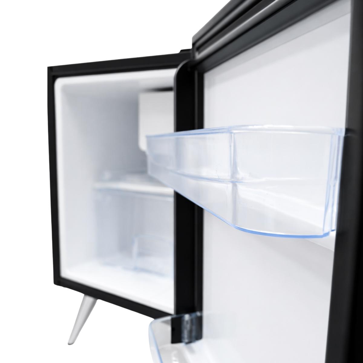 Frigobar Serie 50 Retro Negro Kanji Home KJH-50VIN-B