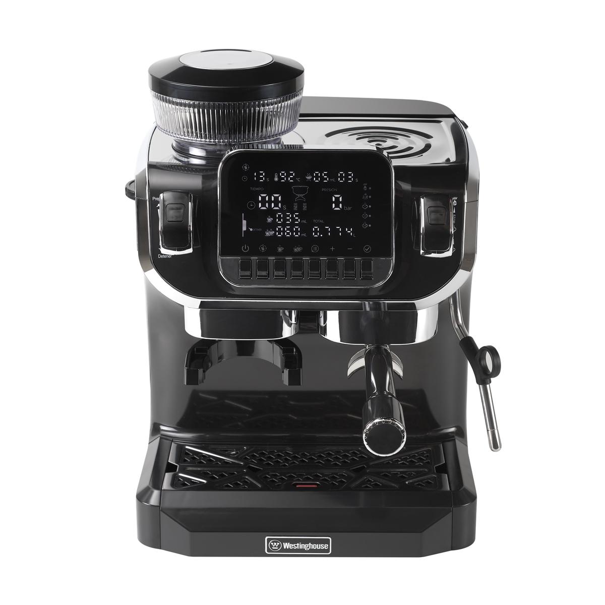 Cafetera Espresso Negra Westinghouse WH-CFE1450BL