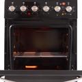 Cocina Eléctrica 50×50 Negra Kanji Black KJH-EKB001V