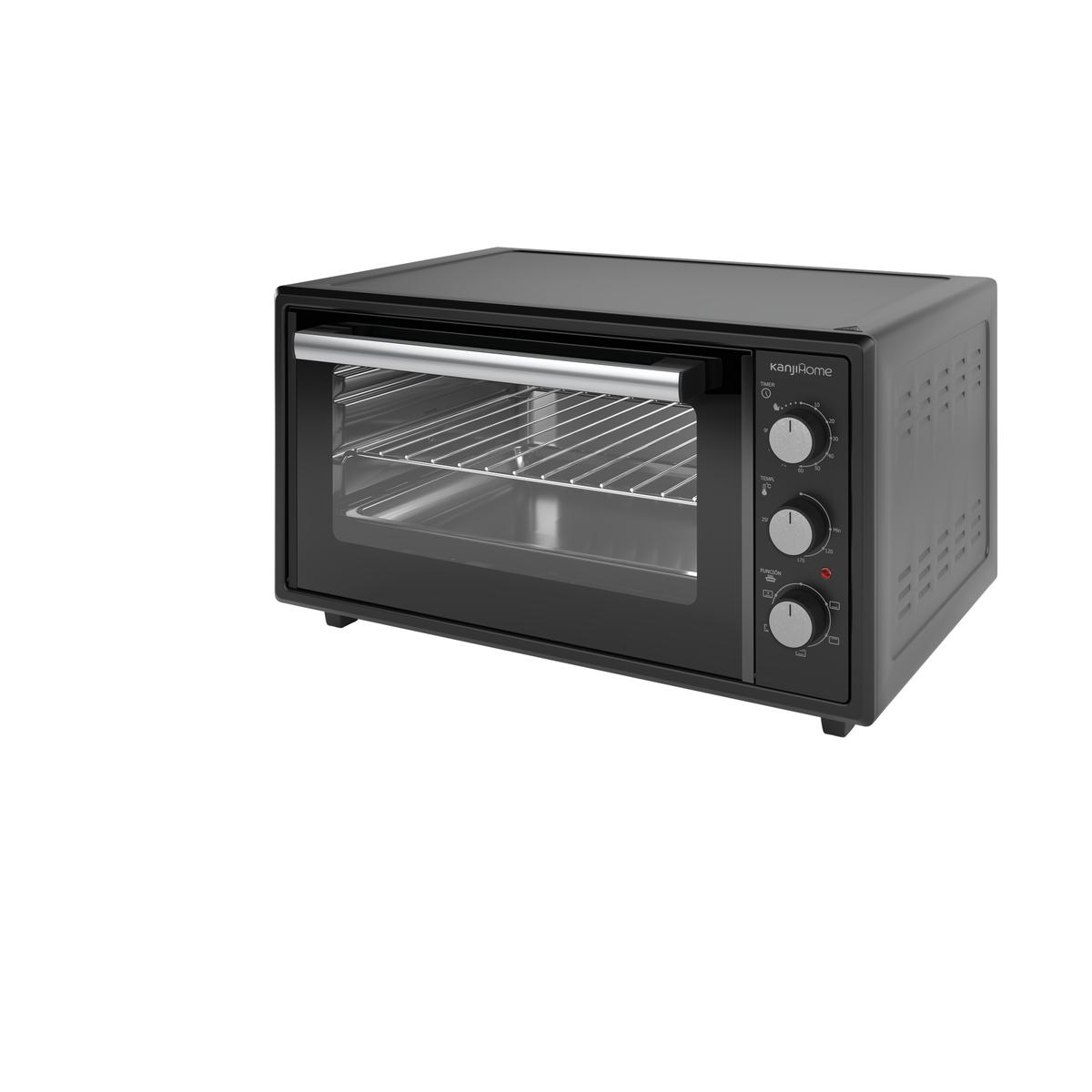 Horno Eléctrico 45L Negro Kanji Home KJH-HETR4T01