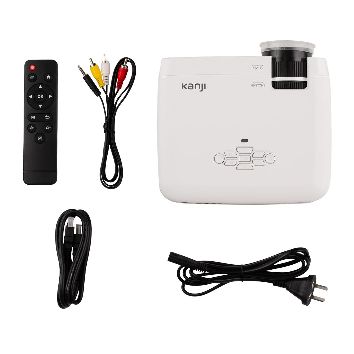 Proyector WiFi Blanco Kanji KJ-814