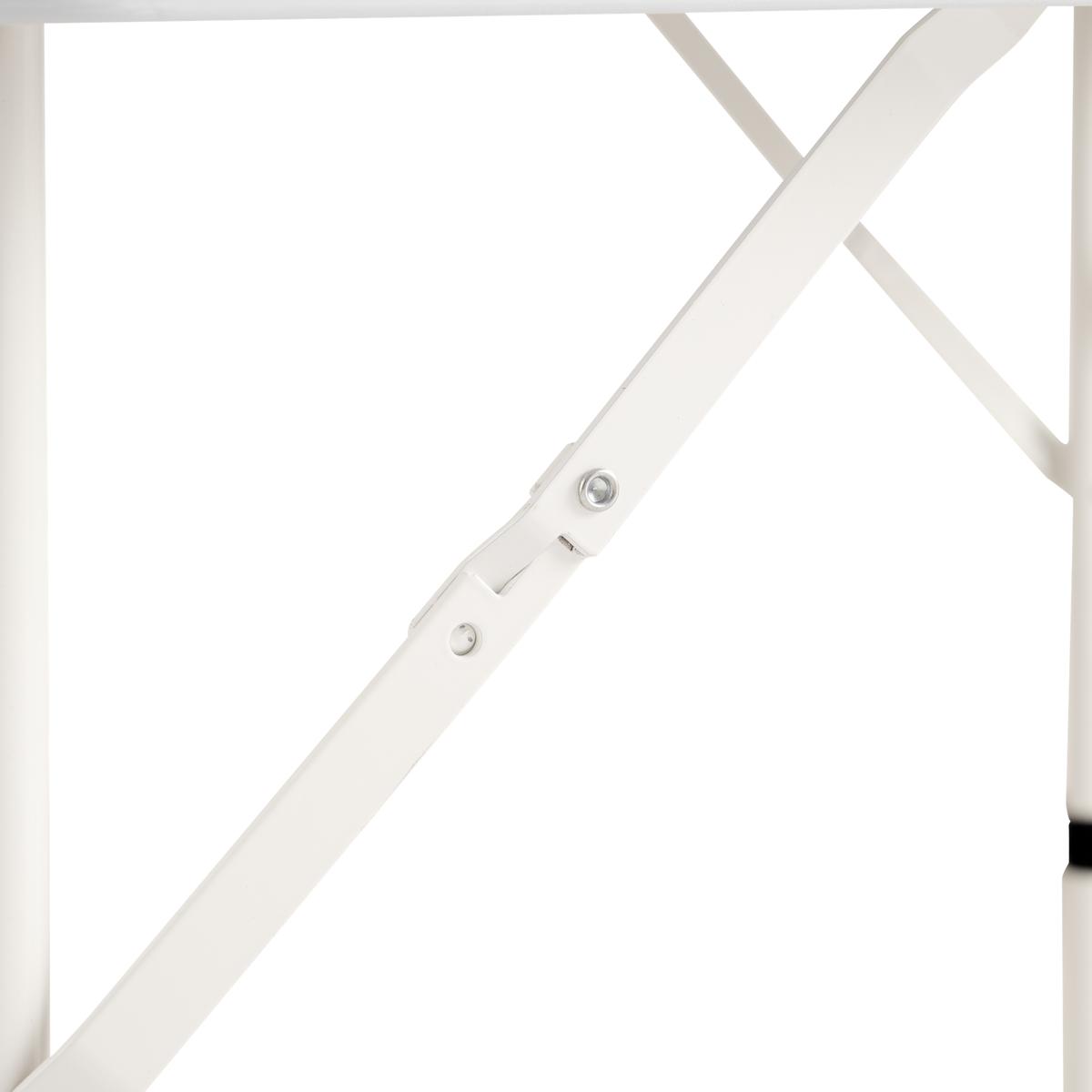 Mesa Plegable Cuadrada Blanca Kanji KJ-CAMPMC01W