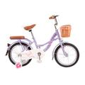 Bicicleta De Paseo Infantil Rodado 16" Violeta Kanji On Wheels KJW-16ACECAN-V