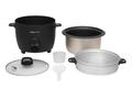 Arrocera 1,8L 2 En 1 Negra Kanji Home KJH-ARRVAPBL
