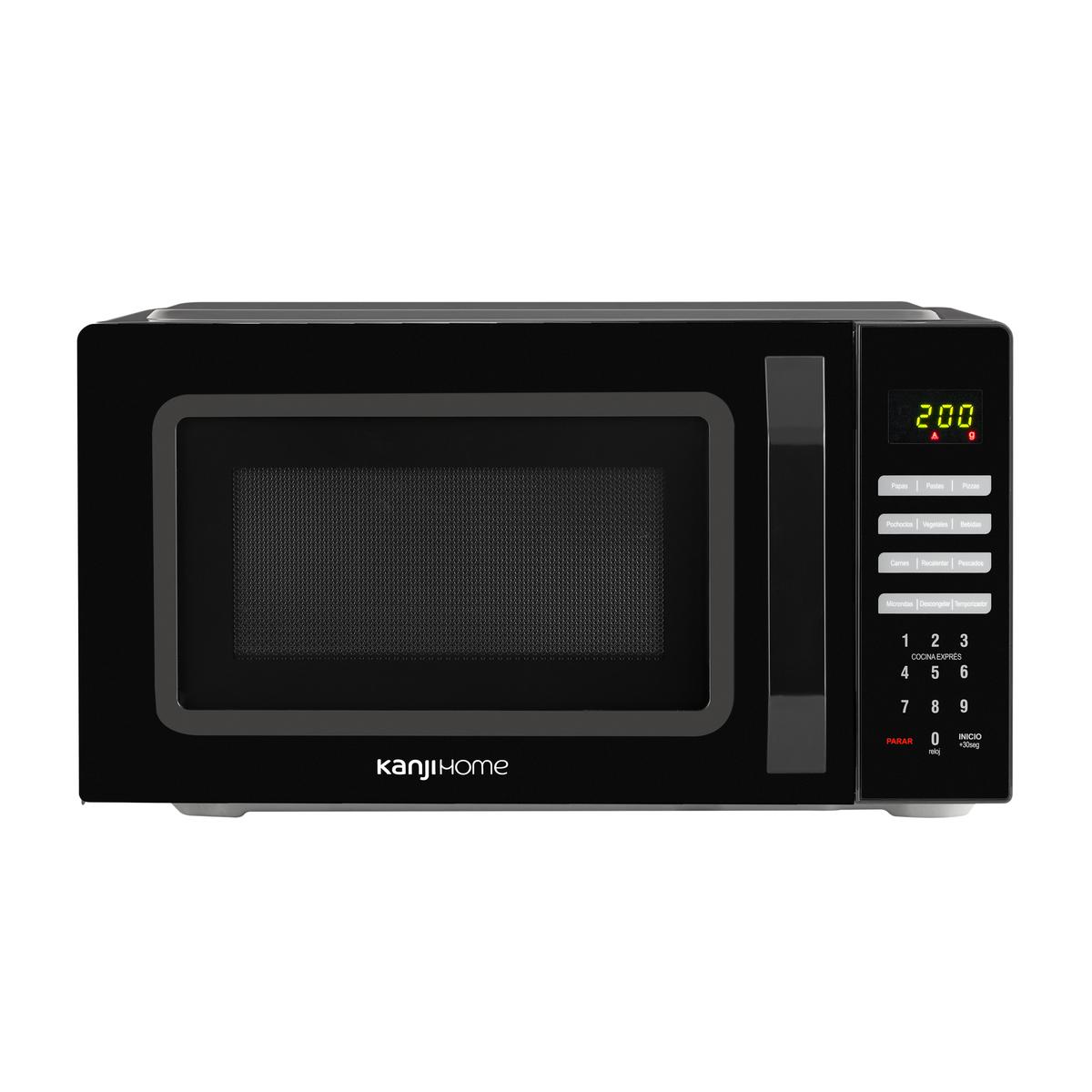Horno Microondas Digital Negro Kanji Home KJH-MW23LDIG-BK
