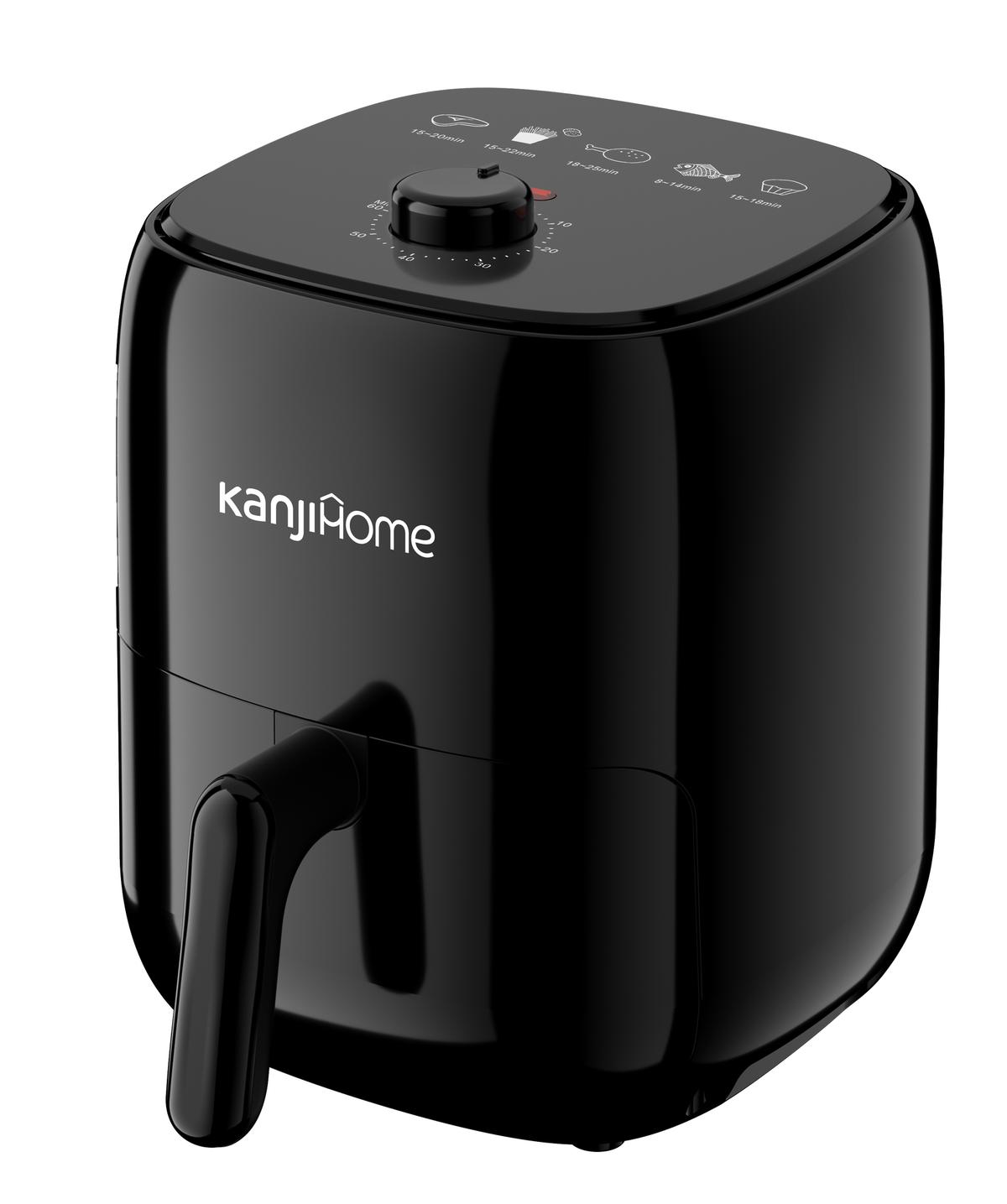 Freidora Por Aire 2,5L Negra Kanji Home KJH-AF0205