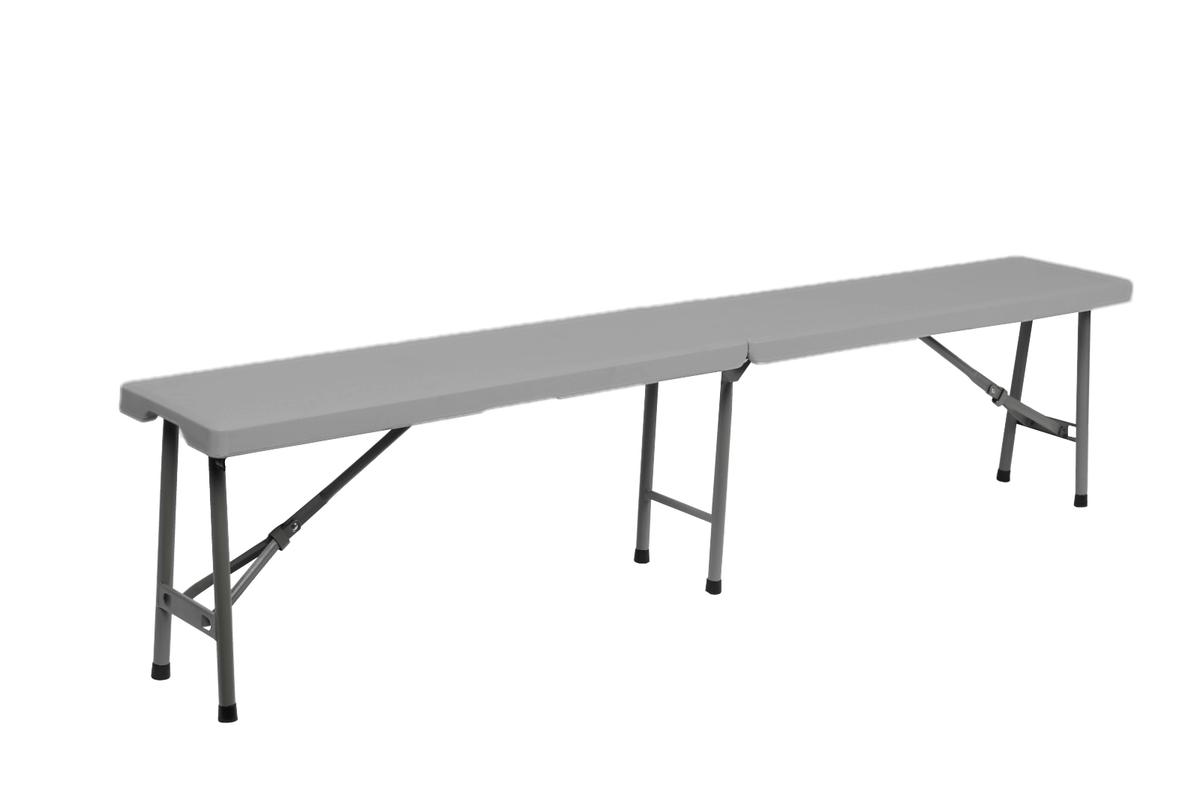 Banco Plegable Gris Kanji KJ-CAMPBAN02