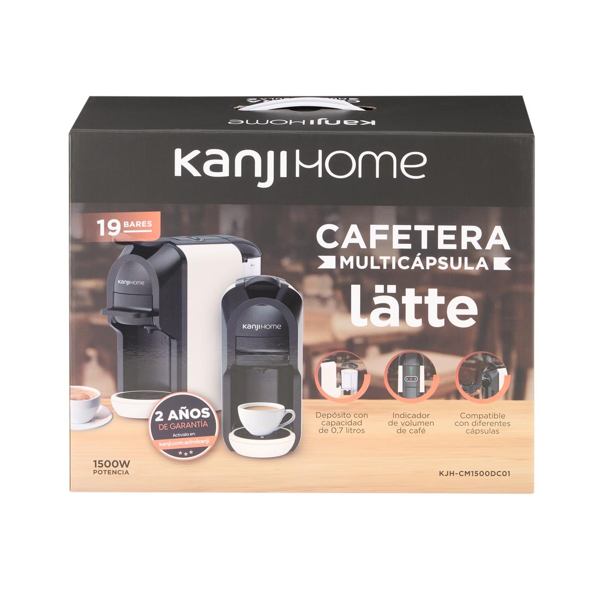 Cafetera Multicápsula Latte Beige Kanji Home KJH-CM1500DC01