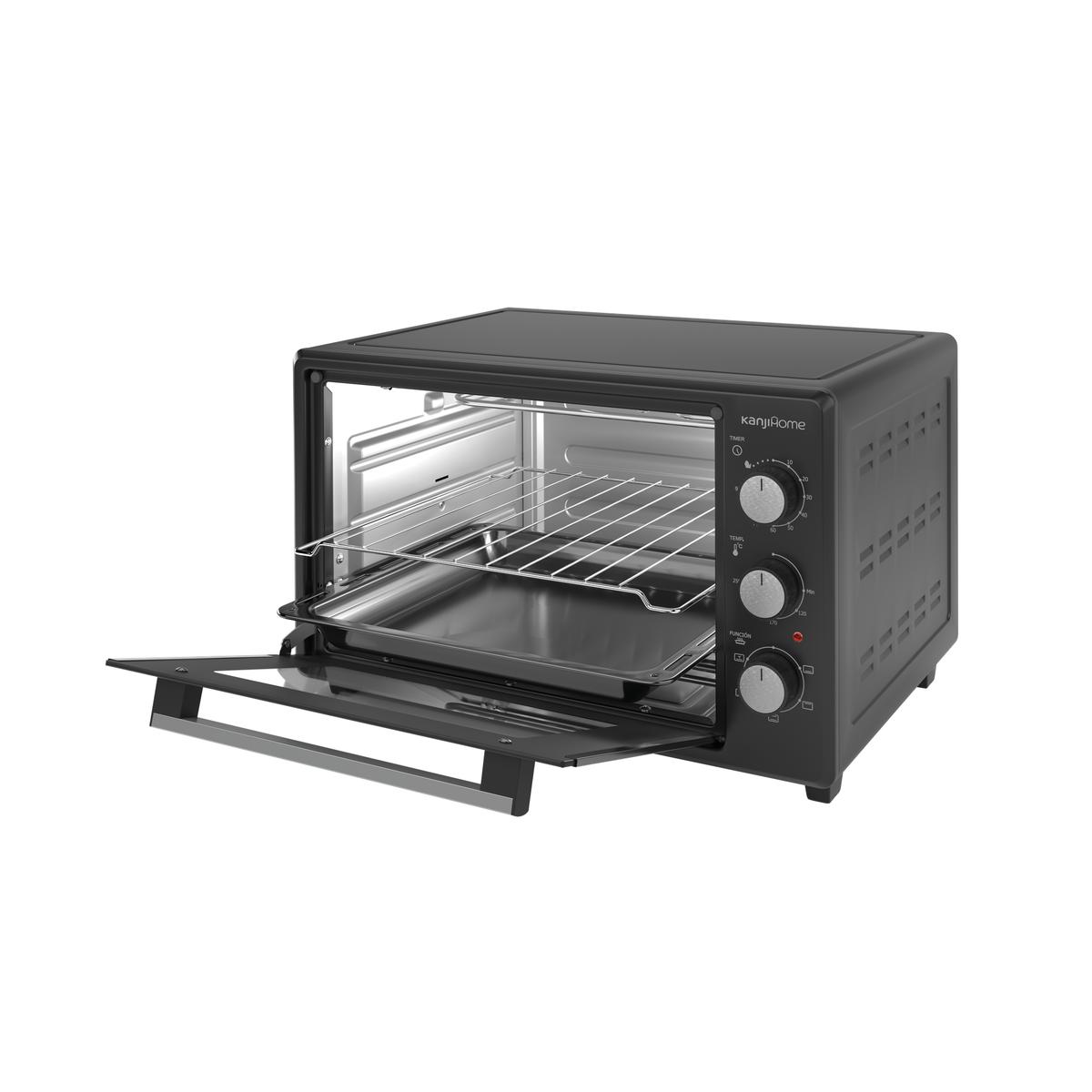 Horno Eléctrico 35L Negro Kanji Home KJH-HETR3T01