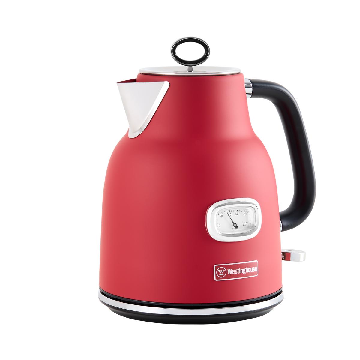 Pava Eléctrica 1,7L Retro Roja Westinghouse WH-PE22001S