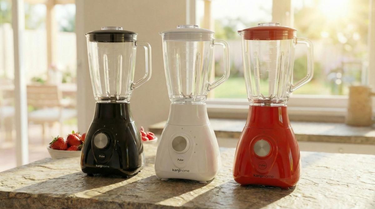 Licuadora 1,5L 800W Vertical Roja Kanji Home KJH-BL0800LA02-R