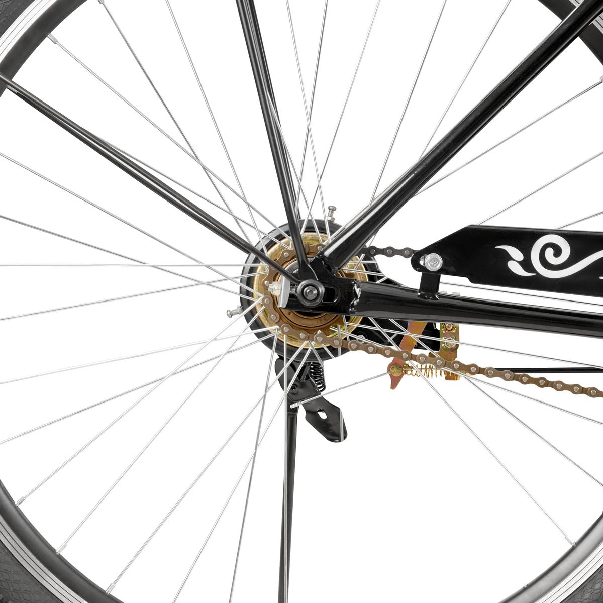 Bicicleta De Paseo Rodado 27" Negra Kanji On Wheels KJW-27ACECAN-BLK