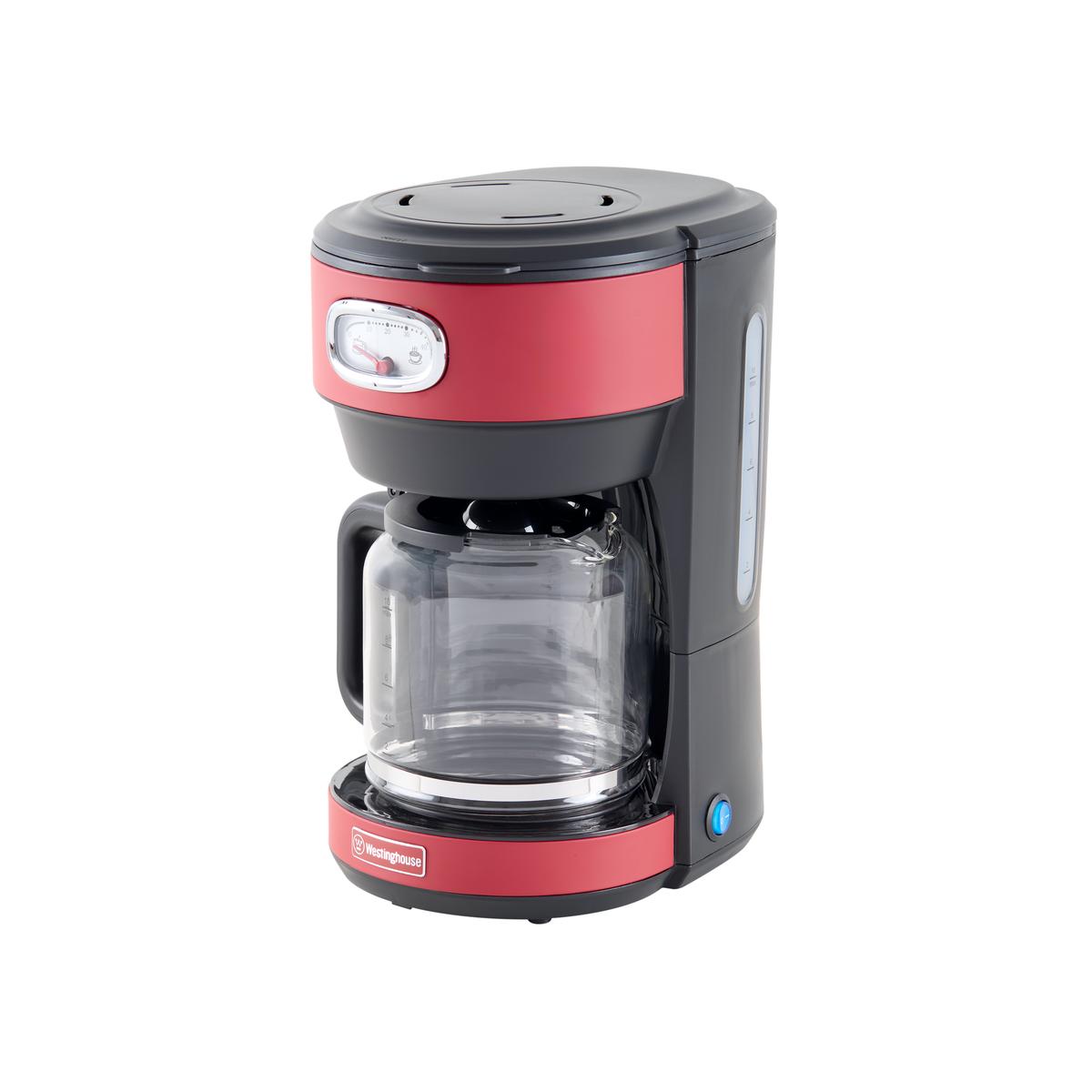 Cafetera Eléctrica Retro Roja Westinghouse CAF-CMF1000S01
